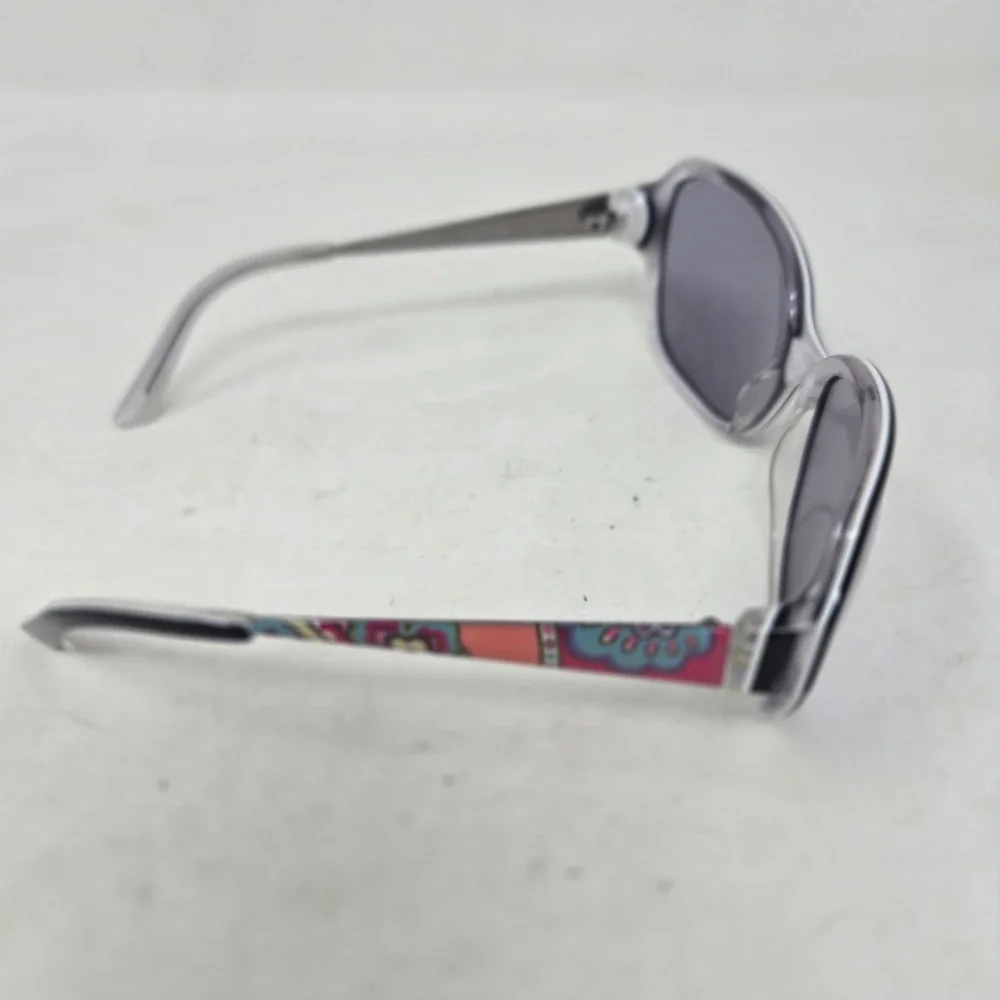 Vera Bradley Mary G. Sunglasses Pink Swirls Paisley UV 400 57-17-130 Rectangular